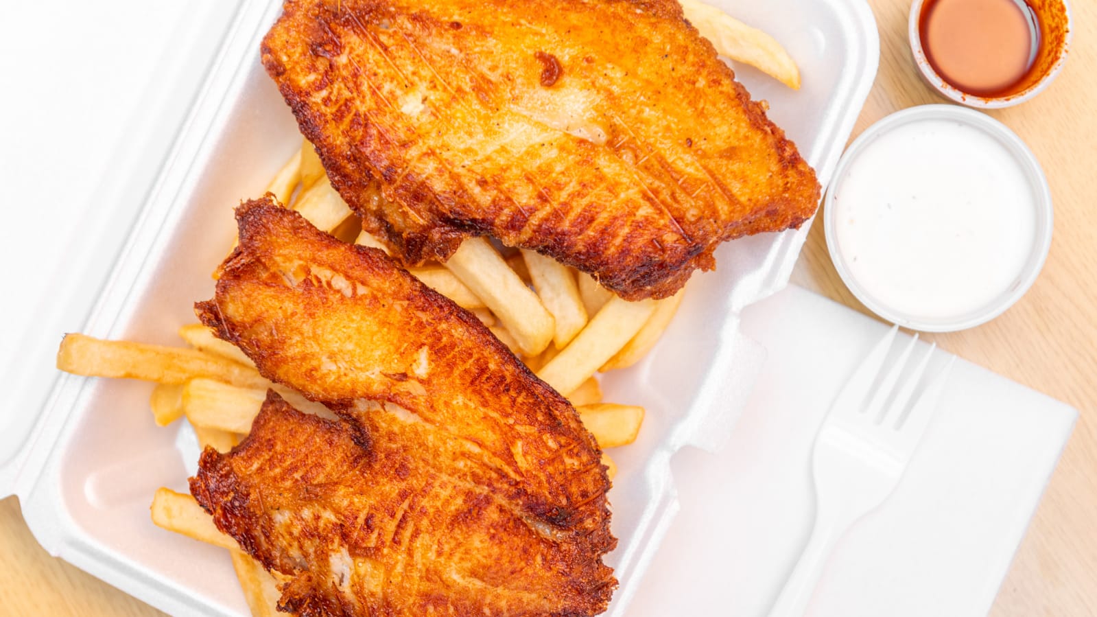 #9A Fish Platter (Fish And Chips)